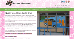 Desktop Screenshot of alohamotors.net
